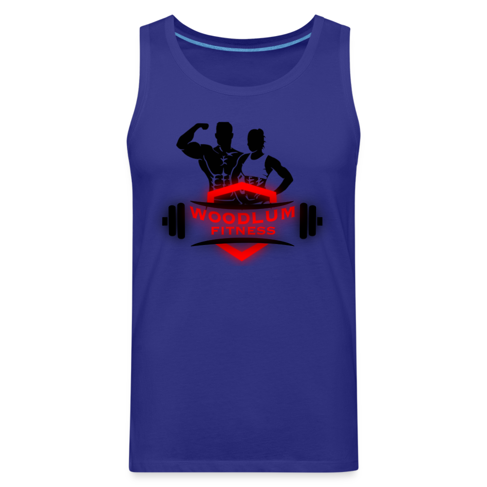 Woodlum Fitness Tank - royal blue