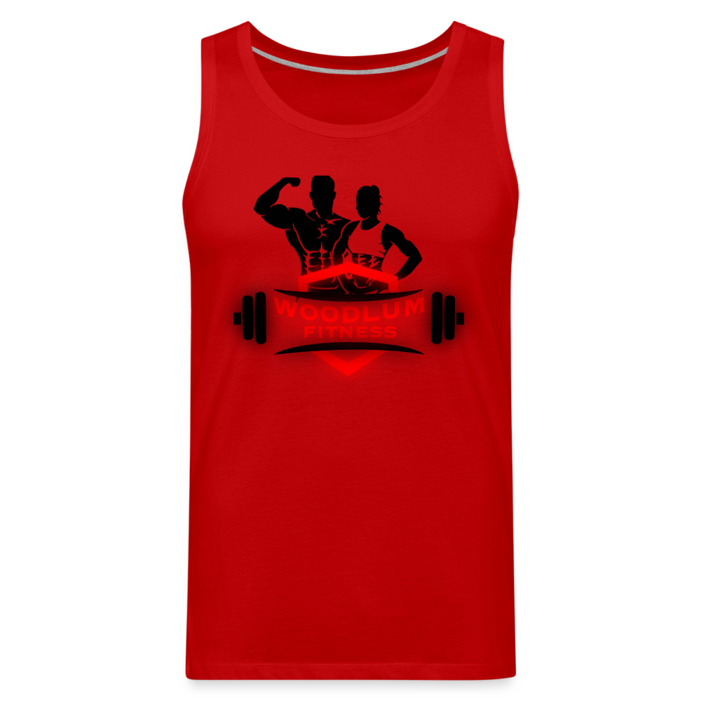 Woodlum Fitness Tank - red