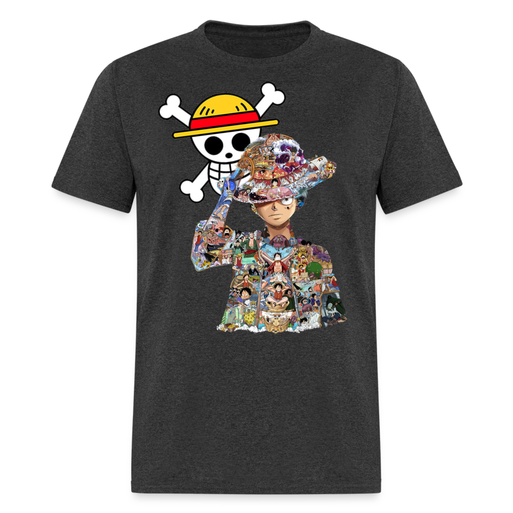 Luffy Shirt - heather black
