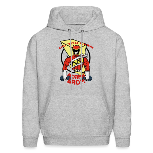 Dino Charge Hoodie Buff Red Ranger - heather gray