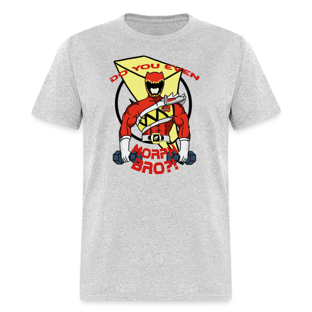 Dino Charge T-Shirt Buff Red Ranger - heather gray