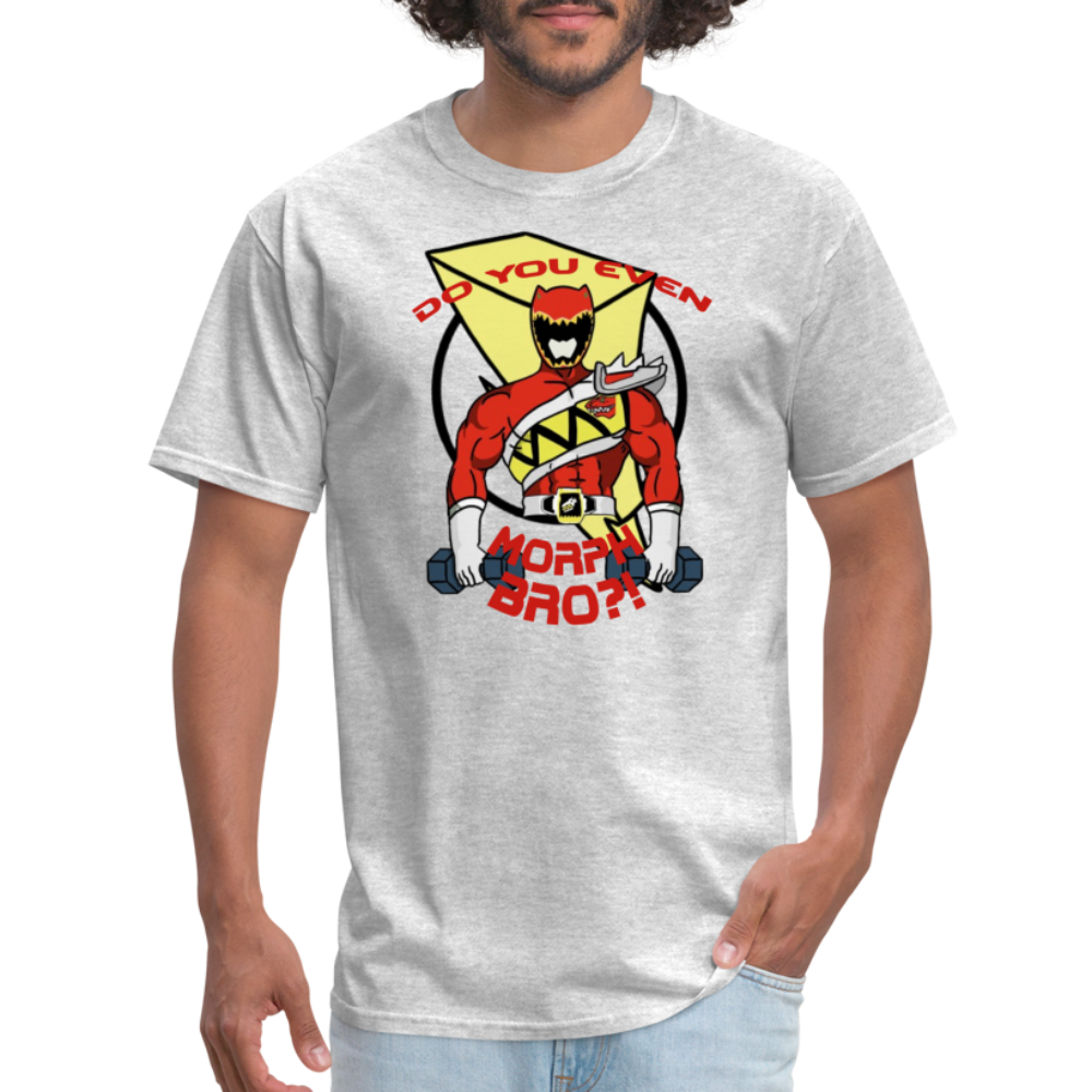 Dino Charge T-Shirt Buff Red Ranger - heather gray