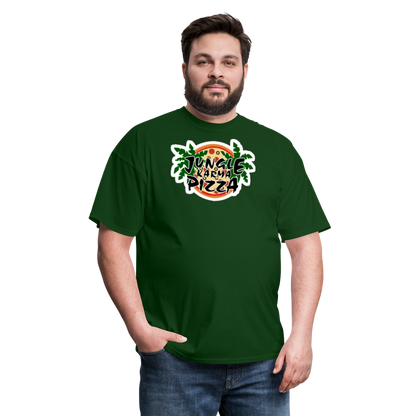 JF JKPizza T-Shirt - forest green