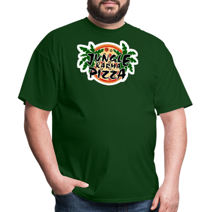JF JKPizza T-Shirt - forest green