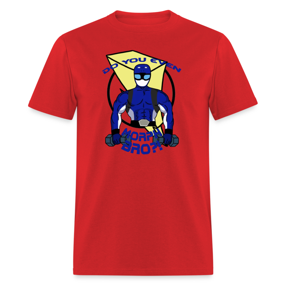 Beast Morphers Buff Blue Ranger T-Shirt - red