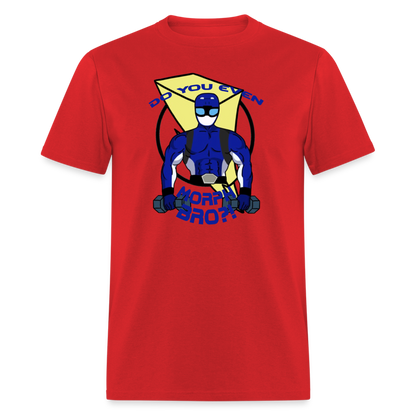 Beast Morphers Buff Blue Ranger T-Shirt - red