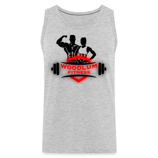 Woodlum Fitness Men’s Premium Tank - heather gray