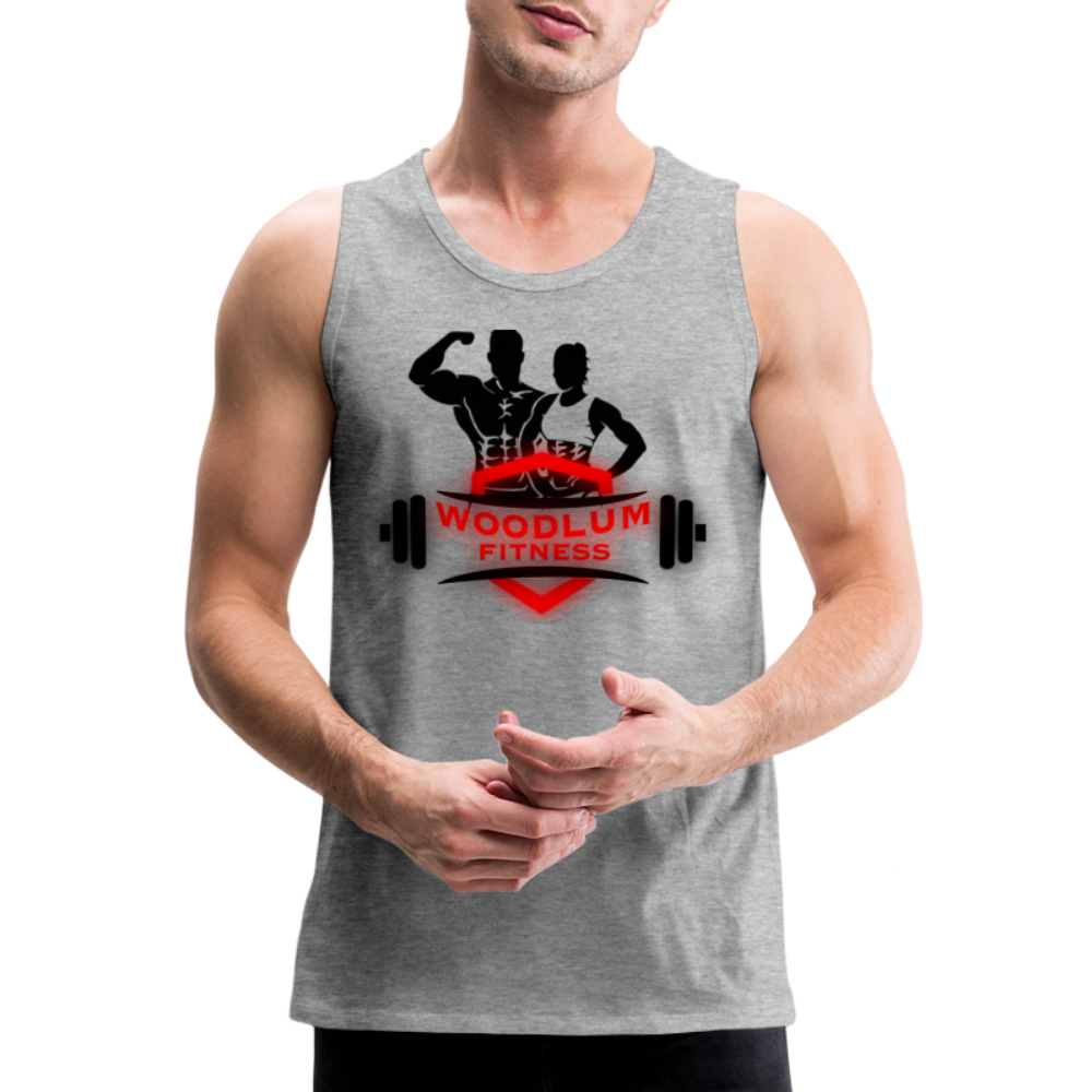 Woodlum Fitness Men’s Premium Tank - heather gray