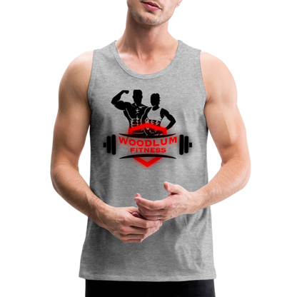 Woodlum Fitness Men’s Premium Tank - heather gray