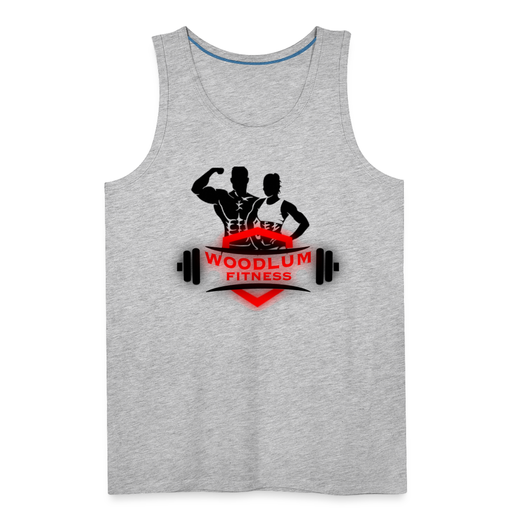 Woodlum Fitness Men’s Premium Tank - heather gray