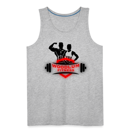 Woodlum Fitness Men’s Premium Tank - heather gray